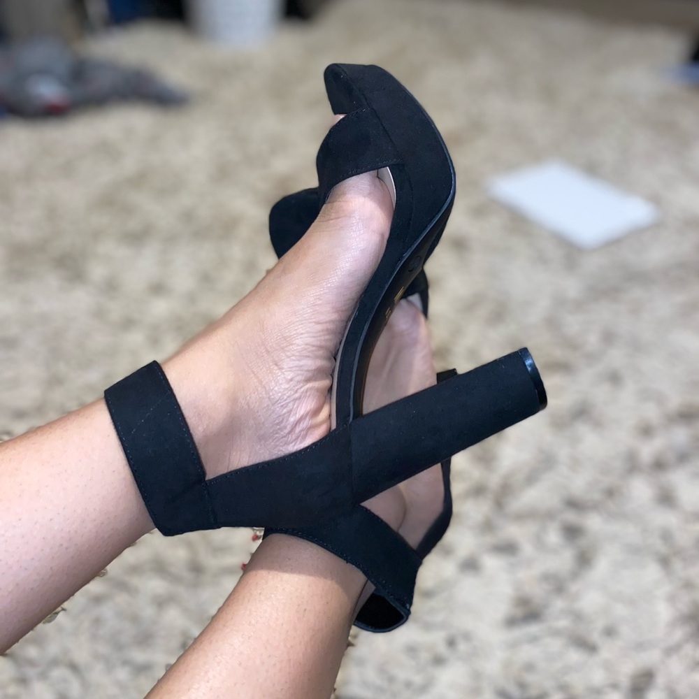 Black heels